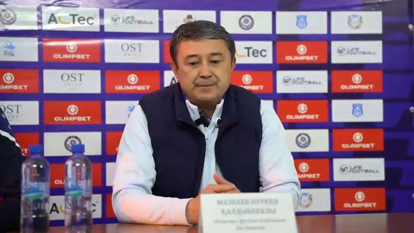 Nurken Mazbaev: "Today's victory is well-deserved."